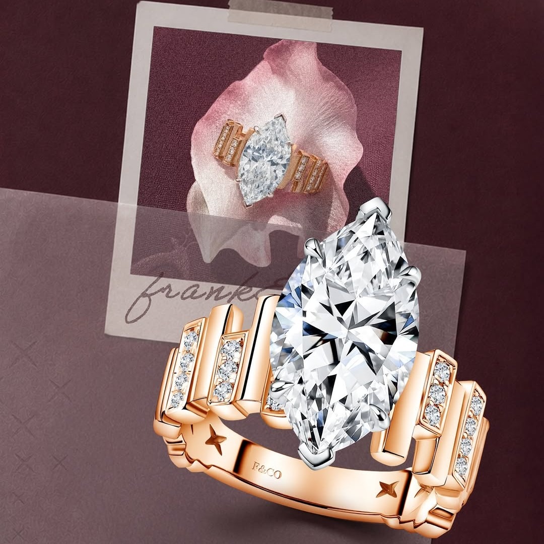Diamond Ring Berhias Marquise Cut dari Frank & co. Spesial untuk Raisa