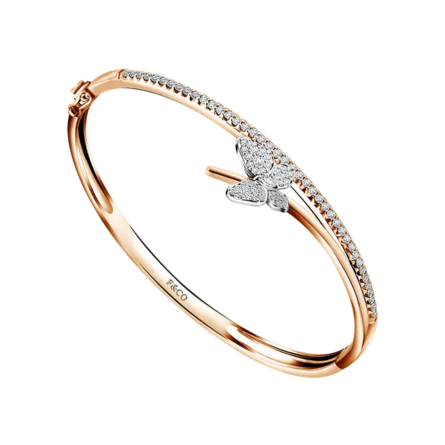 Pilihan Gelang Tangan Wanita Berhiaskan Butterfly dari Koleksi Flutter Frank & co.
