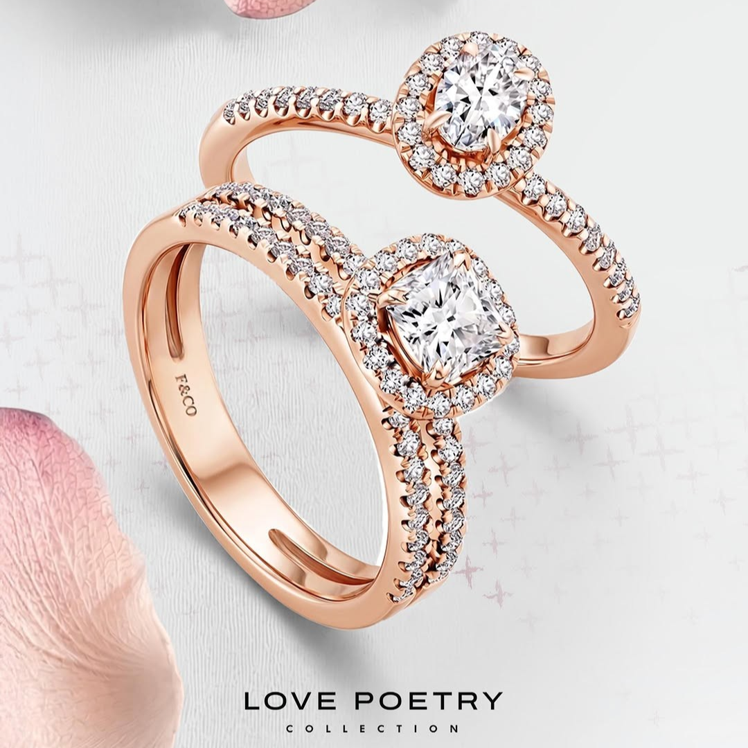 Natural Diamond Promise Ring Frank & co. Memiliki Bentuk Cushion dan Oval yang Menawan
