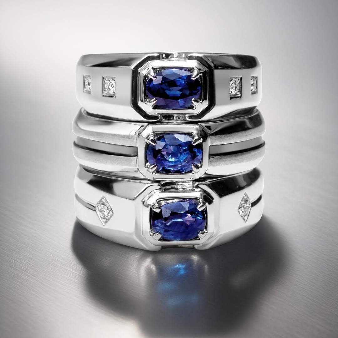 Koleksi Blue Sapphire Ring dari Frank & co.