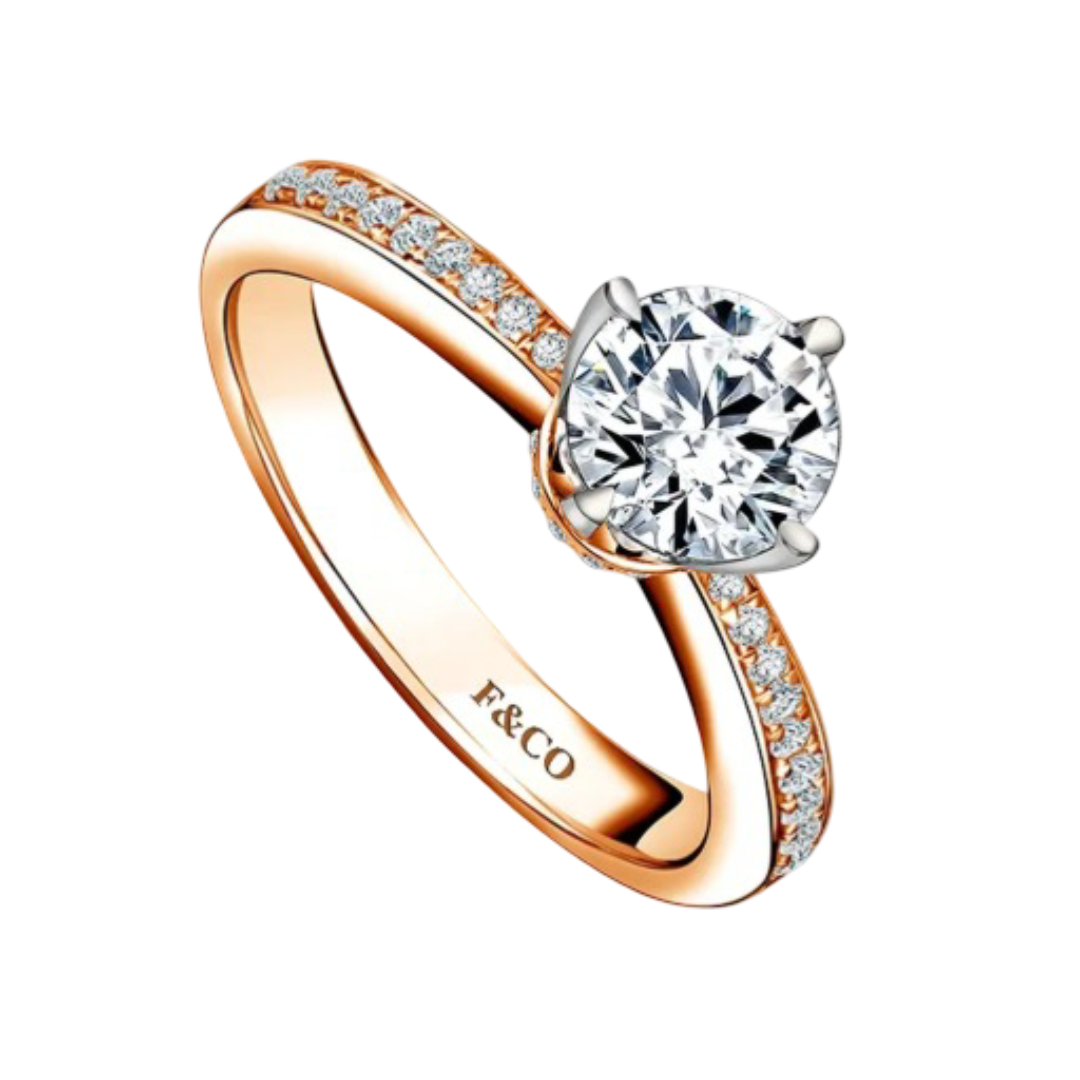 Cincin Lamaran Frank Fire dengan Berlian Alami dari Frank & co.