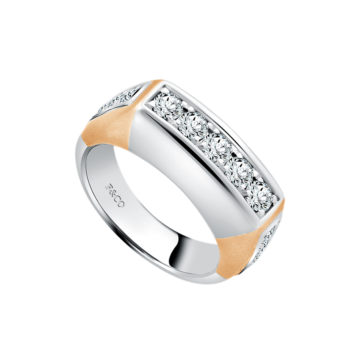 Koleksi Cincin Pria Frank & co. Tampilkan Nuansa Elegan lewat White Rose Gold