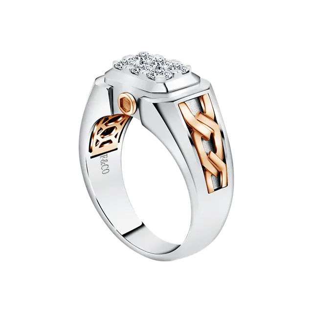 Cincin pria Frank & co. dengan Desain Sleek untuk Tampilan Elegan dan Modern