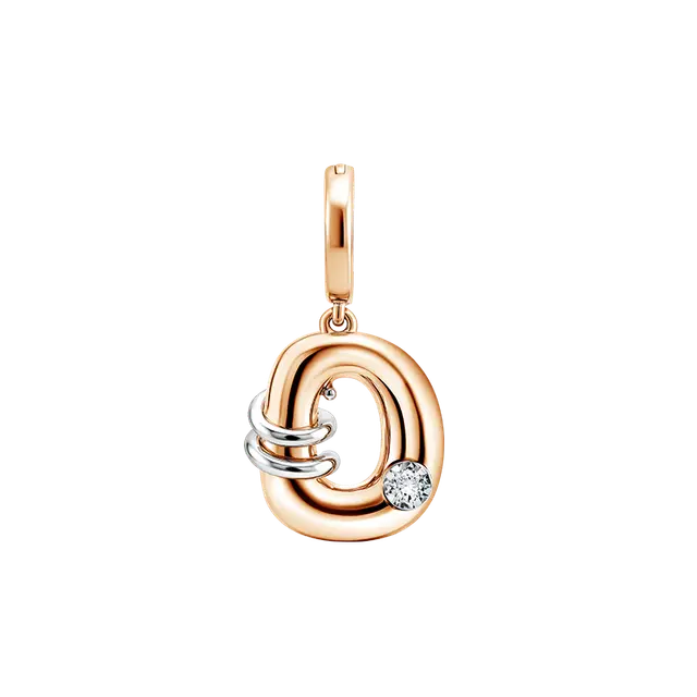 Personal Jewellery Liontin Inisial Huruf O dari Frank & co. dengan Desain Elegan