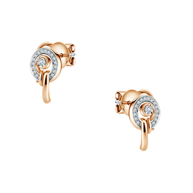 Detail Desain Diamond Earrings See The Light yang Menampilkan Kilau Berlian