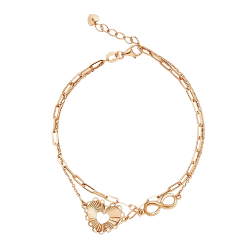 Gelang Wanita Love Infinity dengan Charm Love yang Elegan