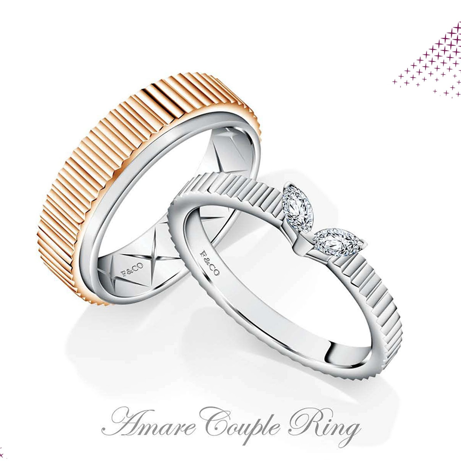 Cincin Couple Eksklusif Koleksi Love Poetry dari Frank & co. x Monica Ivena