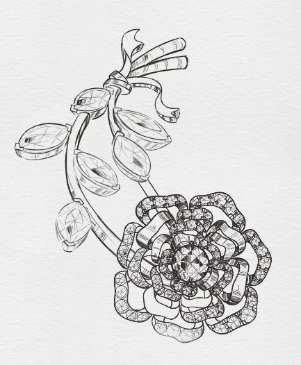 Plena Brooch Frank & co. x Monica Ivena dari Love Poetry Reimagined