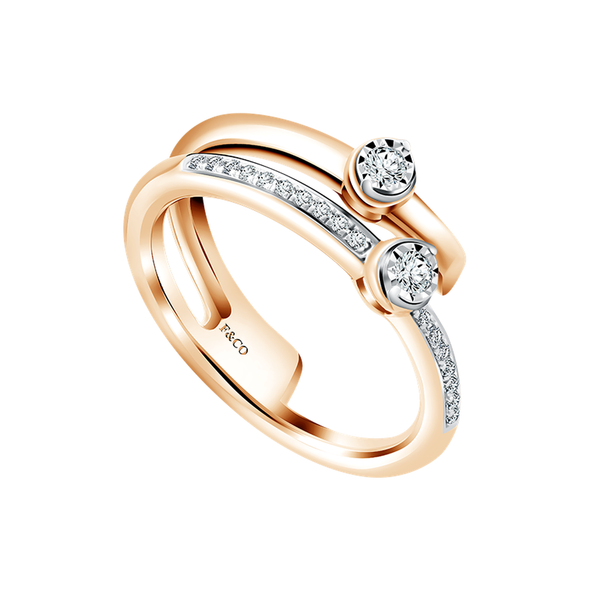 Cincin Berlian Wanita Bold Light Karya Eksklusif Maudy Ayunda