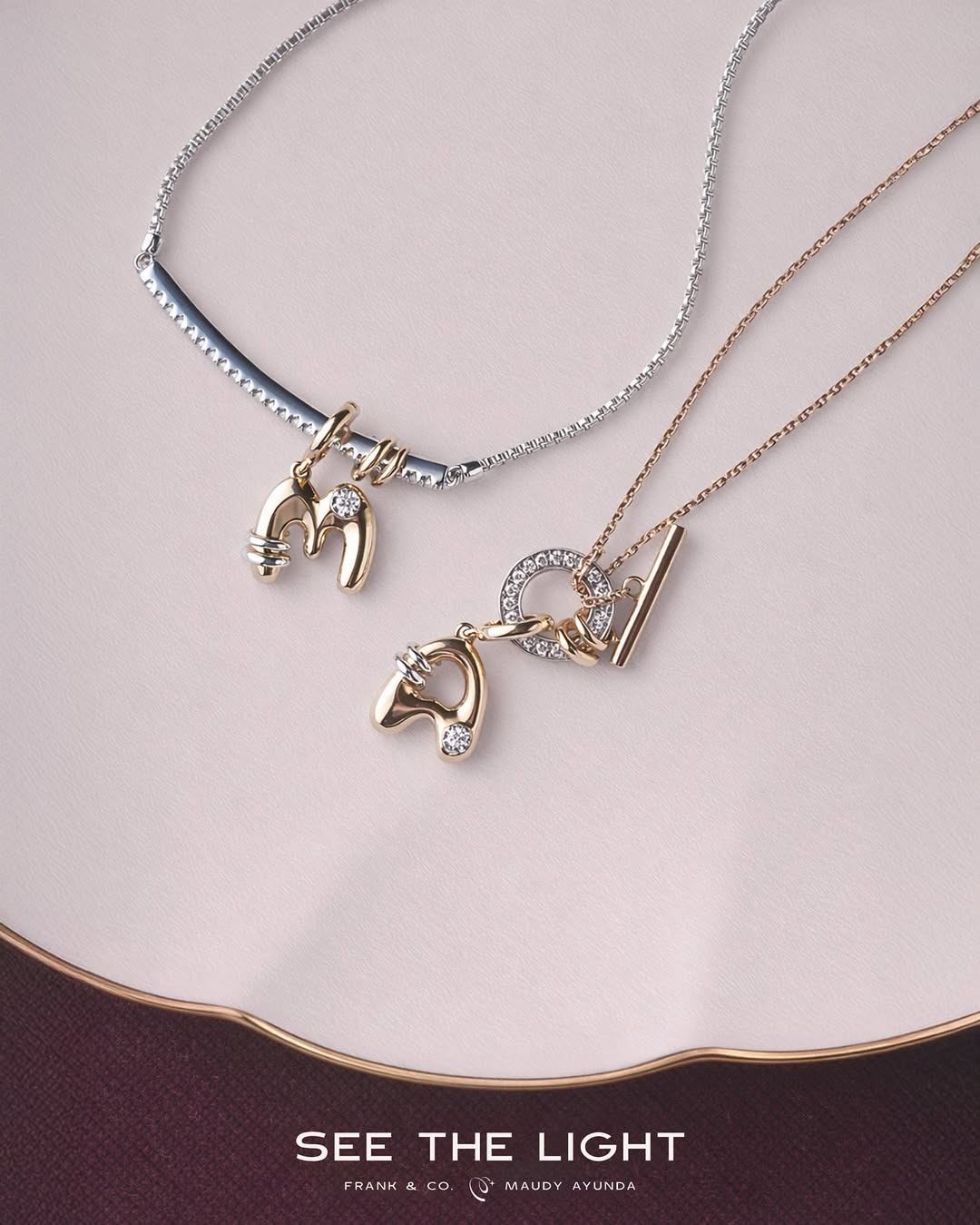 Kalung Wanita Meant For Me dengan Charm&nbsp; Terbaru dari Frank & co.