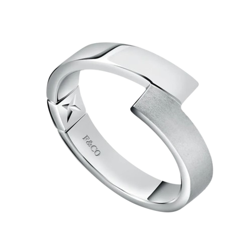 Keindahan Couple Rings Emas Putih Frank & co.