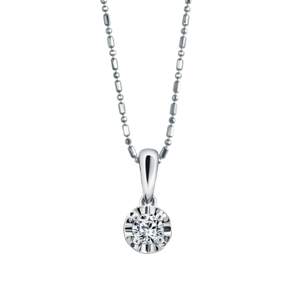 Diamond Necklace Timeless dari Frank & co. untuk Wedding Look Klasik