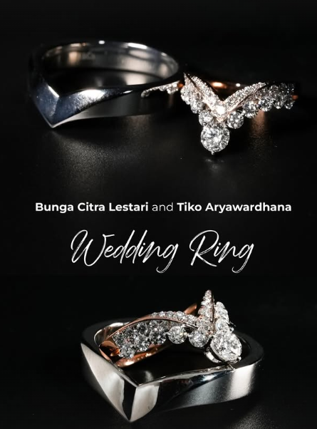 Inspirasi Custom Couple Ring ala Bunga Citra Lestari dan Suami dari Frank & co.