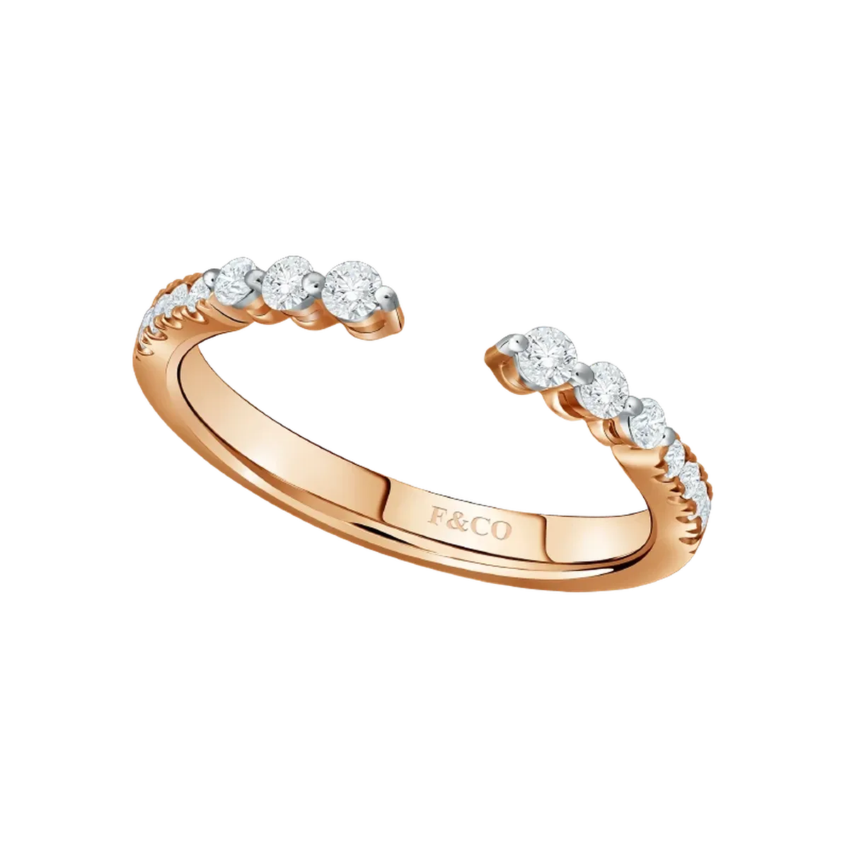 Cincin Wanita Berlian Flare Lumine dengan Desain Berkilau dan Elegan