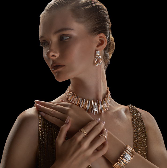 Sentuhan Puitis nan Mewah dari Amorem Luxury Set Jewellery.