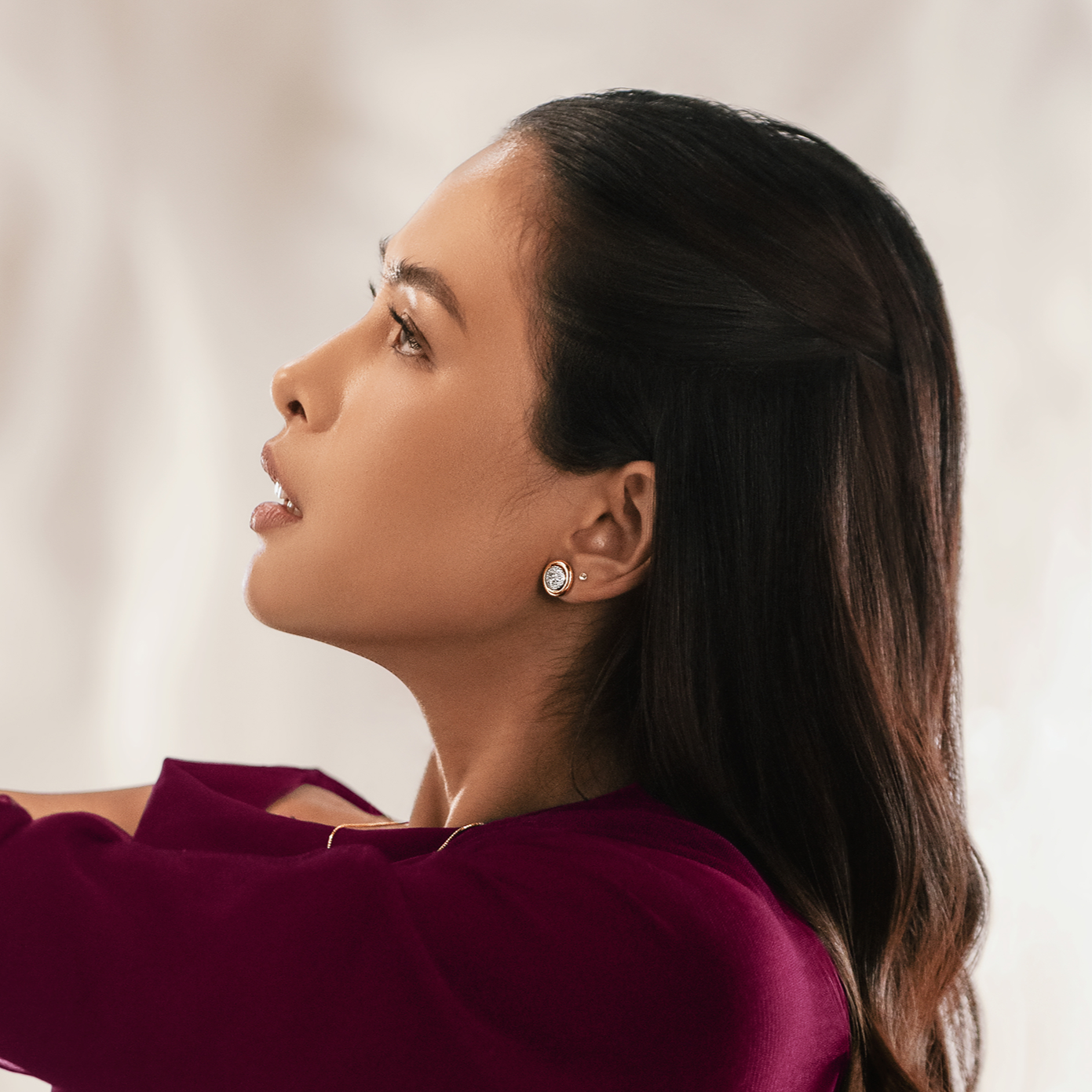 Diamond Earrings Frank & co. dari Koleksi See The Light yang Dirancang Langsung oleh Maudy Ayunda