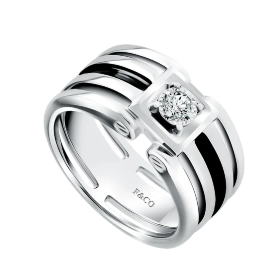 Sentuhan Maskulin yang Elegan pada Cincin Pria Frank & co.