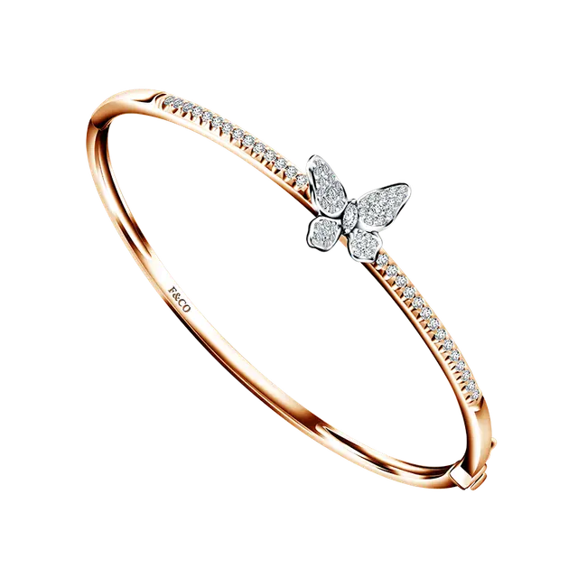 Bangle Kupu-Kupu Frank & co. dengan Desain Mewah yang Melambangkan Keanggunan