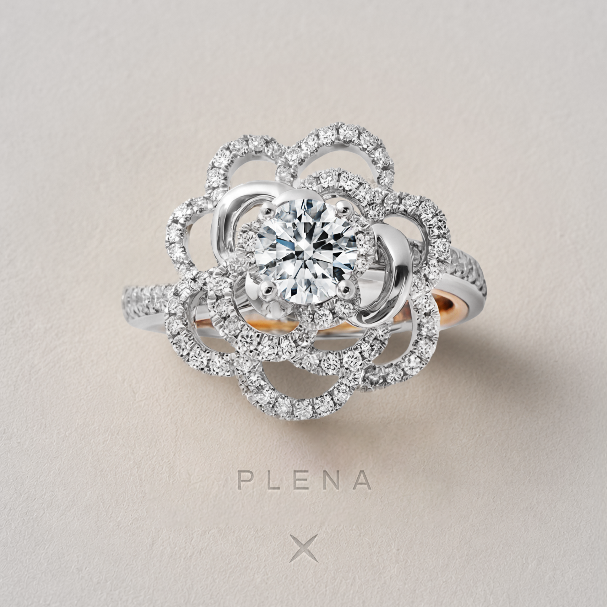 Love Poetry Plena Terbaru dengan Desain yang Terinspirasi dari Kelopak Bunga Dikelilingi Oleh Berlian Alami