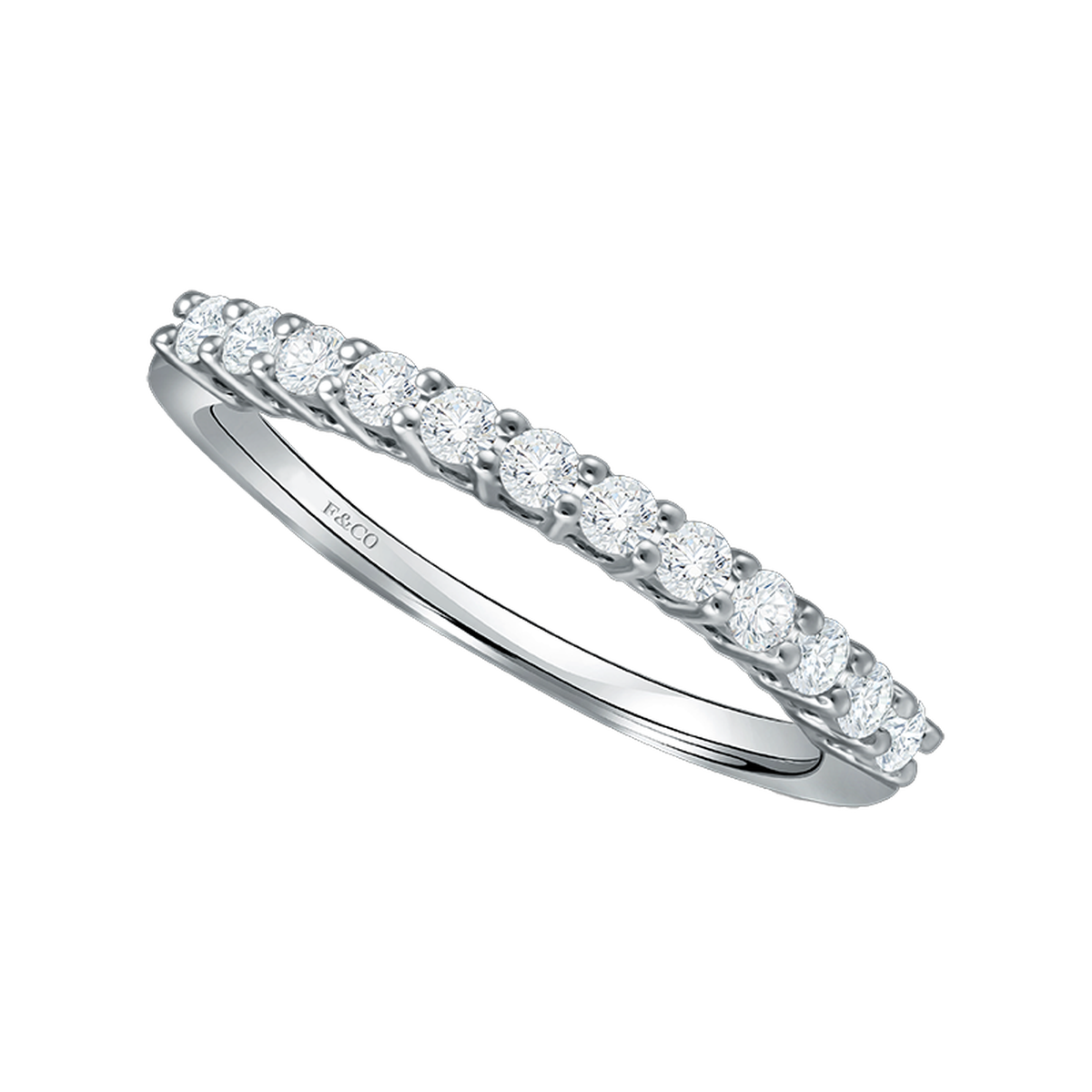 Frank & co. Timeless Ring, Pavé Band Simbol Keanggunan Abadi