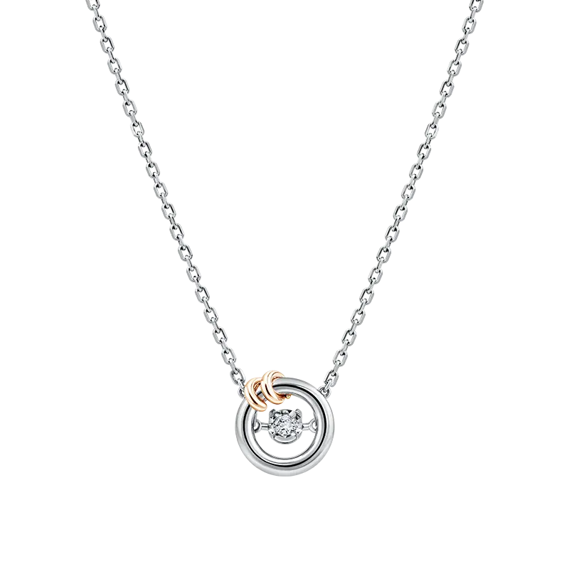 Model Kalung Wanita Terbaru Frank & co. See The Light Fine Light Enlace Solitaire