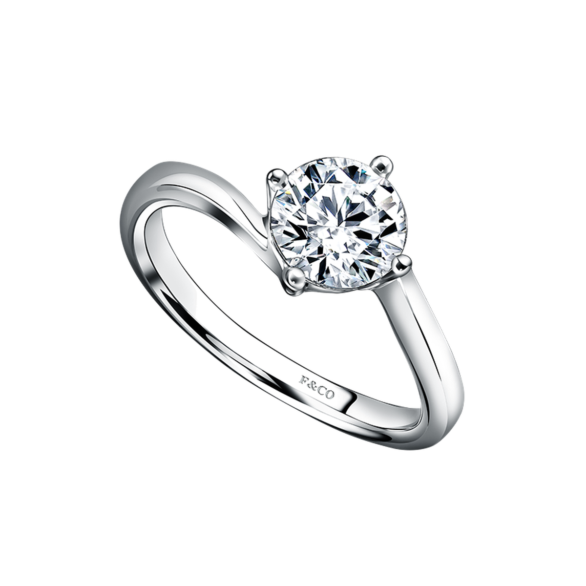 Pilihan Cincin Solitaire dari Frank Fire