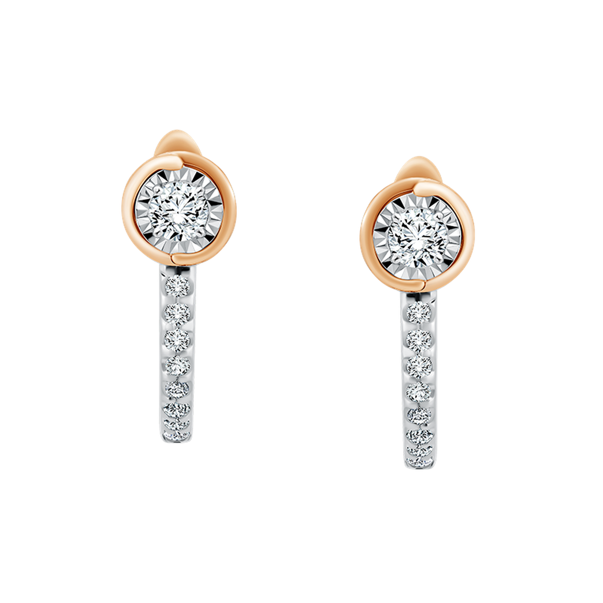 Fine Light Spark Huggies Earrings: Keanggunan Dinamis dalam Pelukan Cahaya