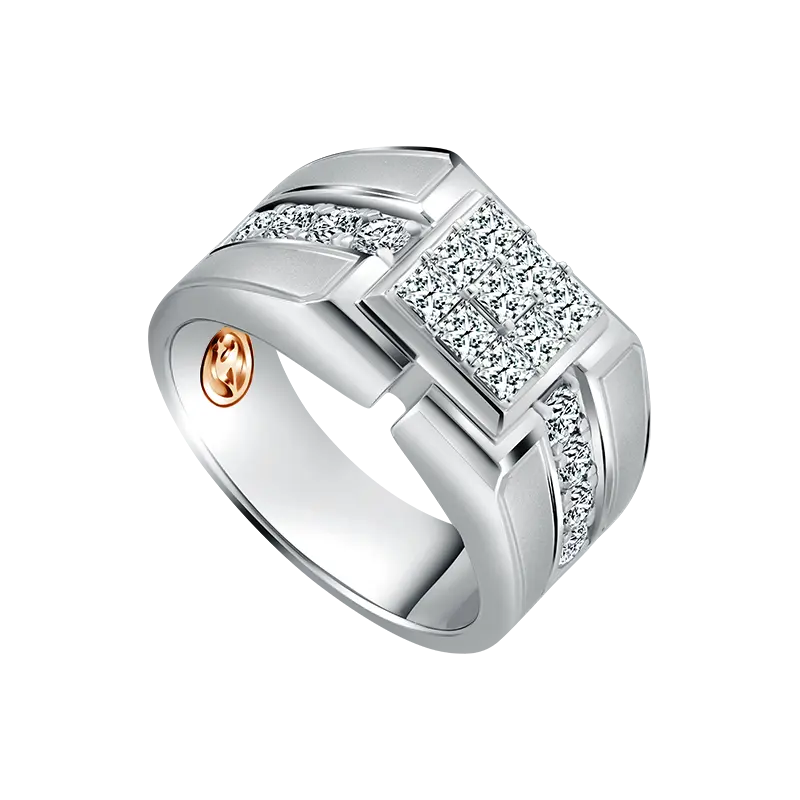 Cincin pria Frank & co. dengan desain maskulin dan elegan