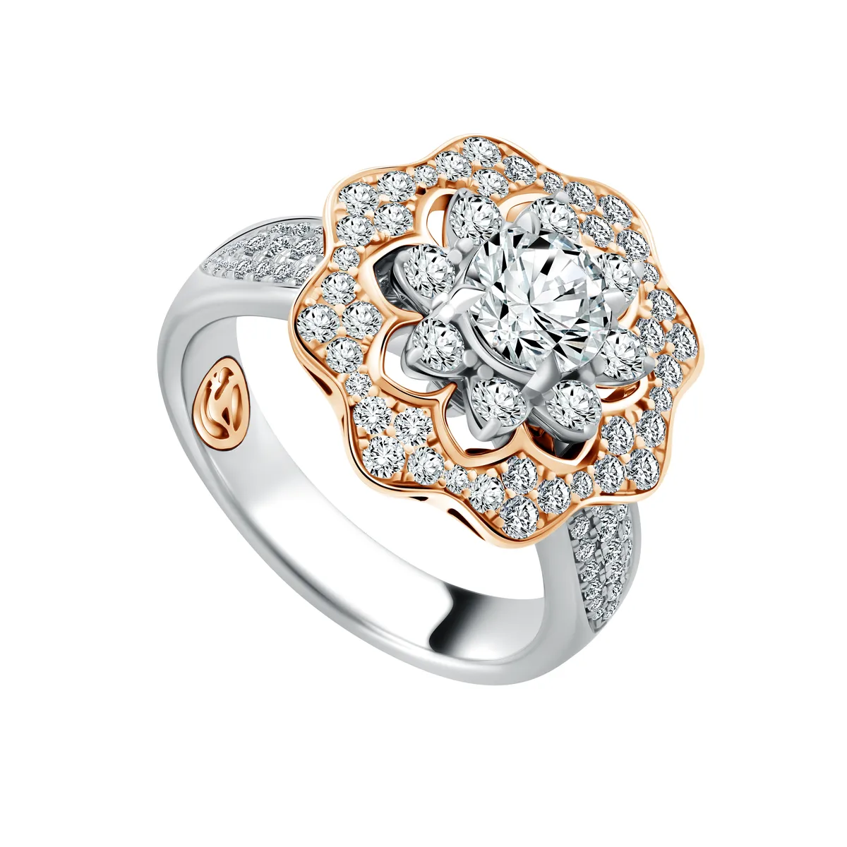Whisper Lily Ladies Ring Model Cincin Berlian dengan Desain Elegan Sebagai Hadiah Anniversary