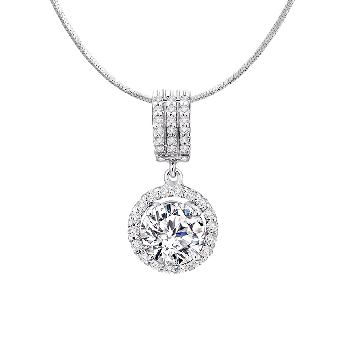 Pendant Regale Berhiaskan Natural Diamond