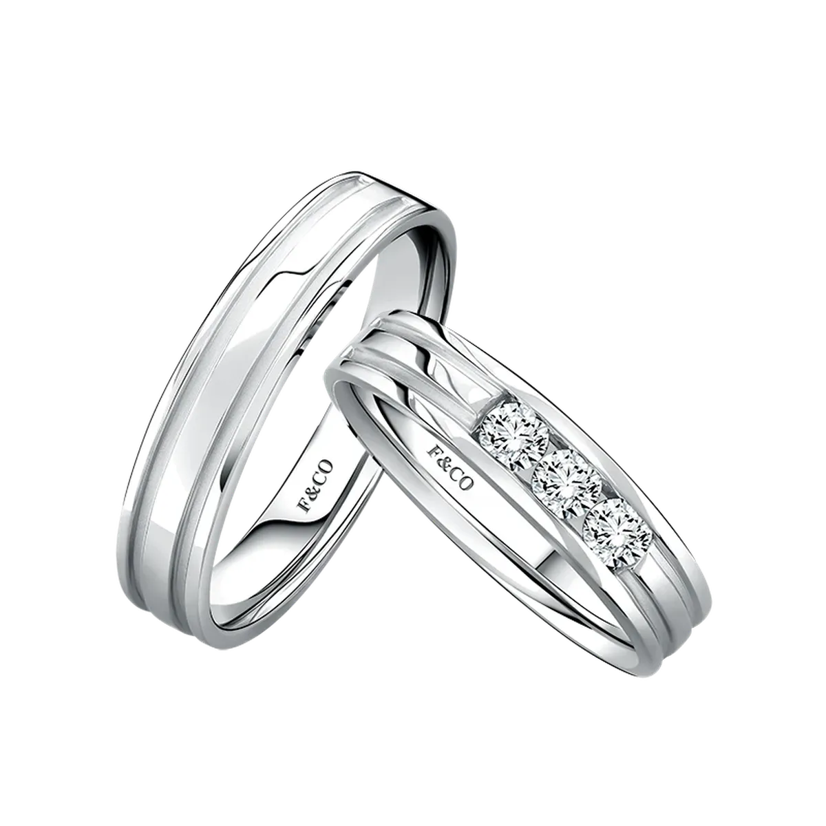 Wedding Ring Avenir Frank & co. Cincin Trilogy Simbol Cinta dan Komitmen Masa Depan