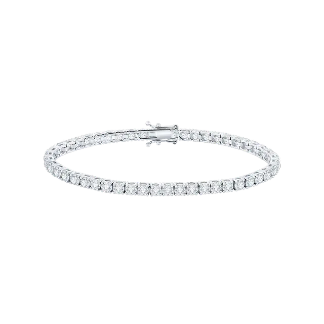 Kombinasi Tennis Bracelet dan Gelang Berlian Frank & co.