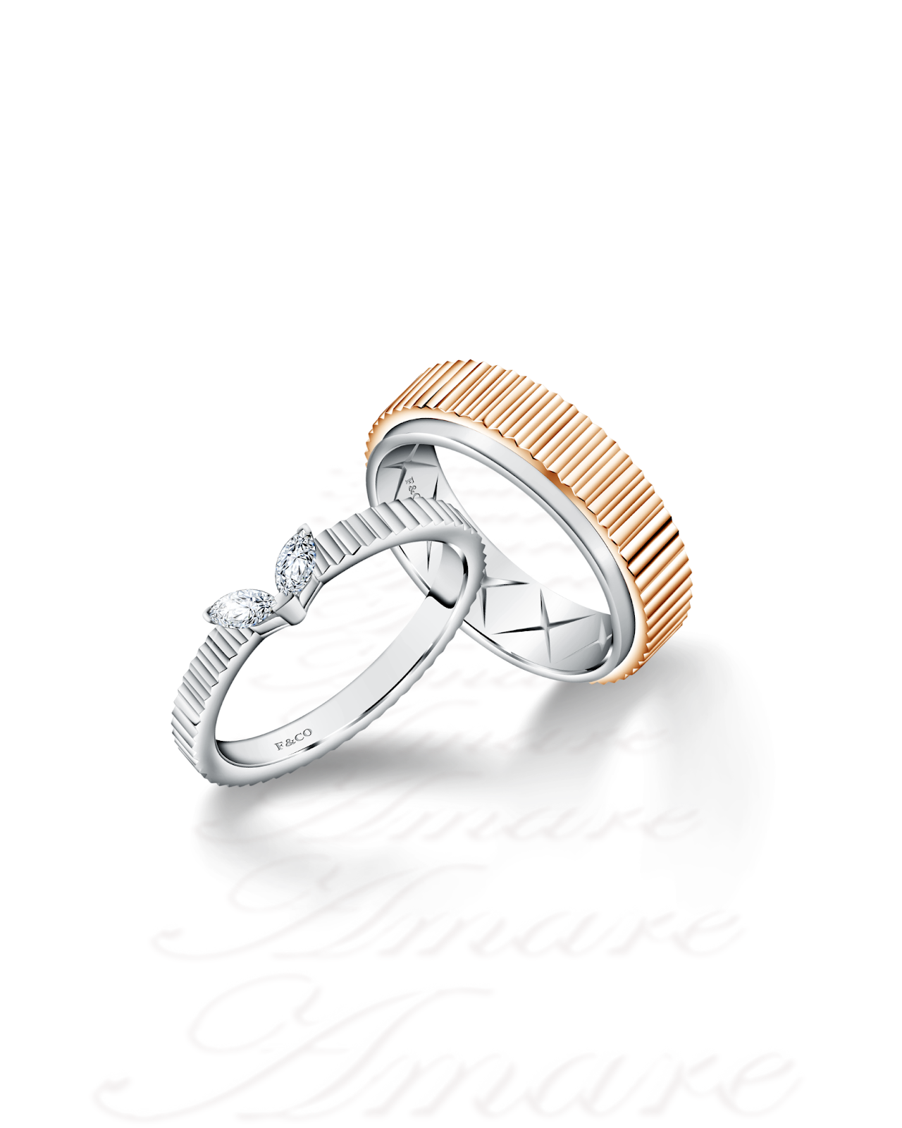 Cincin Nikah Modern Two Tone Pilihan Favorite Trend 2025