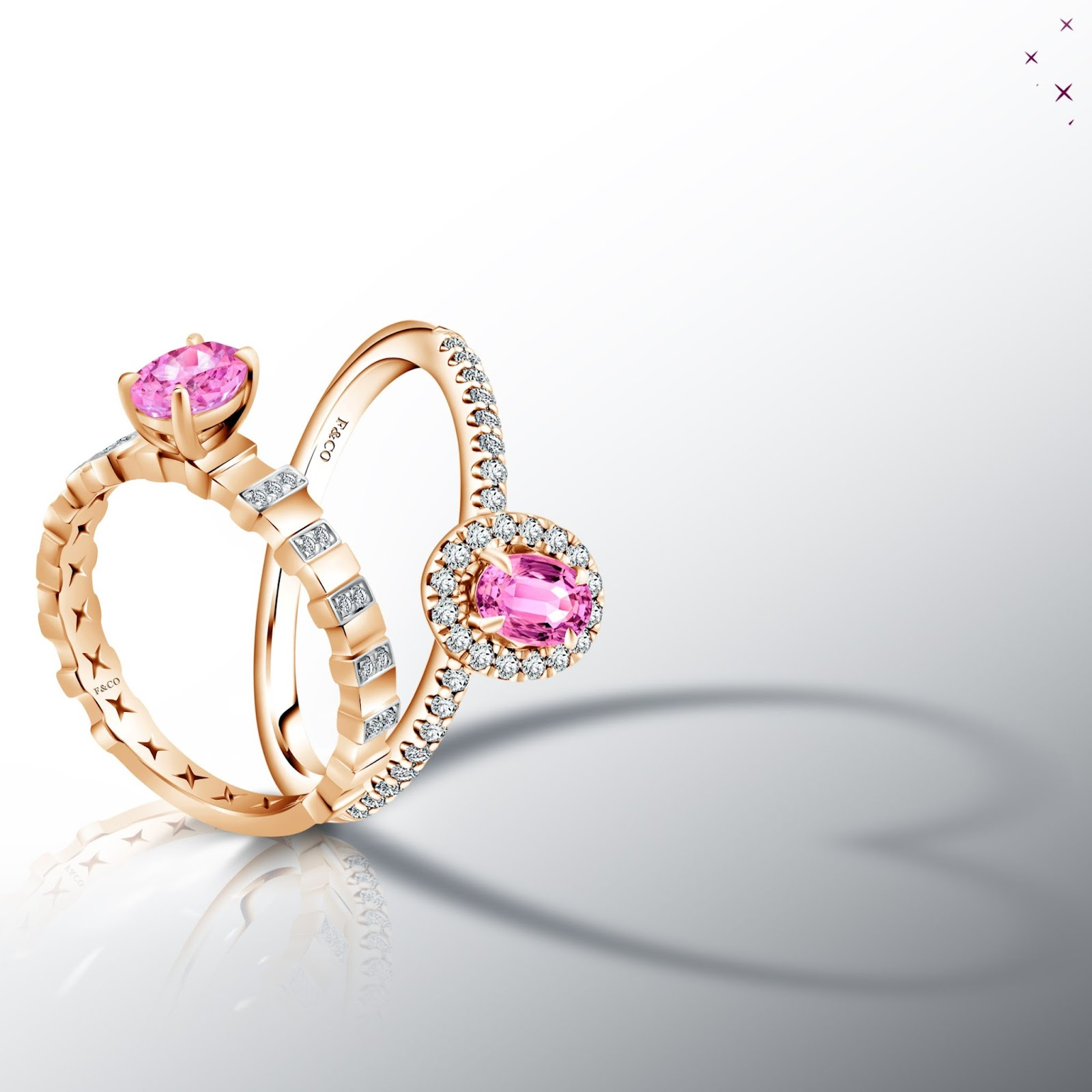 Pink Sapphire untuk Promise Ring dari Frank & co.