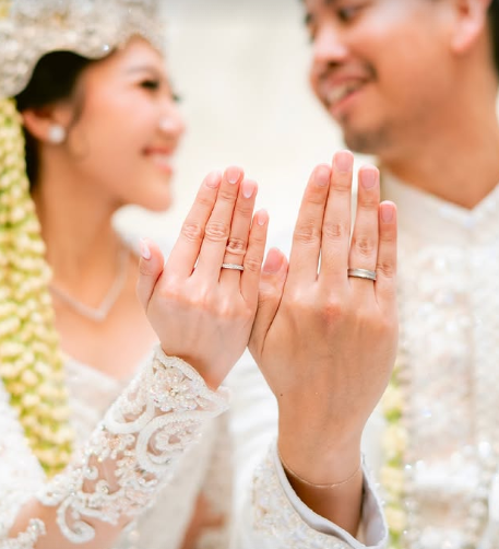 Detail Wedding Ring Couple Shasa dan Gio dari Frank & co.