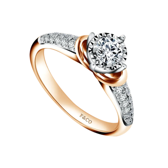 Frank Fire Posy Ring Jadi Pilihan Cinicn Kawin Berlian Elegan