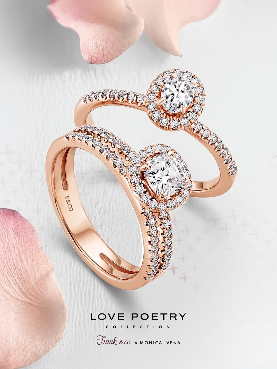 Kilau Natural Diamond yang Elegan dalam Koleksi Engagement Ring dari Frank & co.
