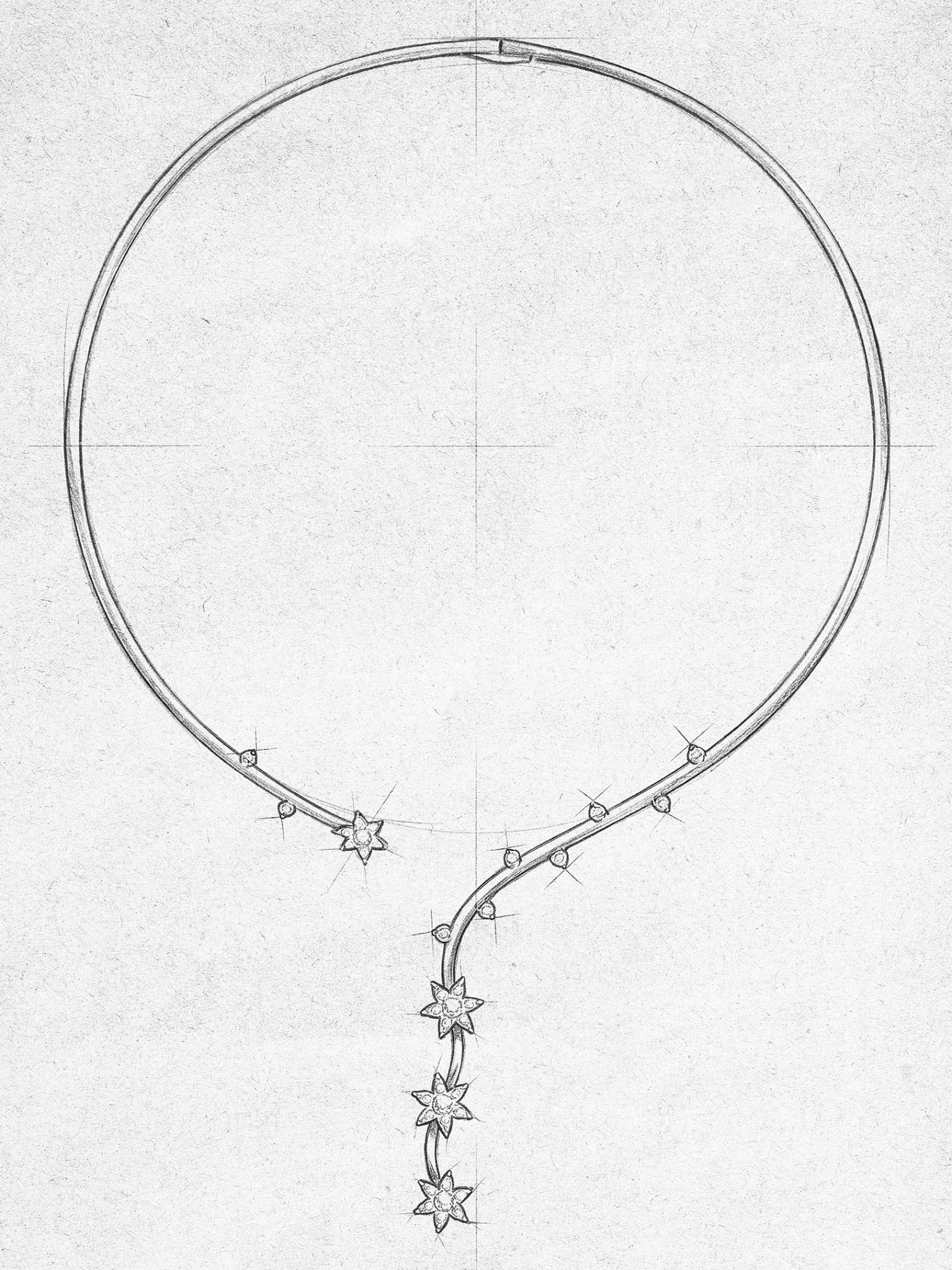 Kalung Wanita Marquise Flower dari Frank & co.