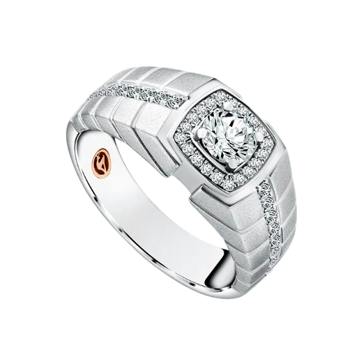 Cincin Pria Elegan Koleksi Titan dengan Detail Berkelas dan Menawan