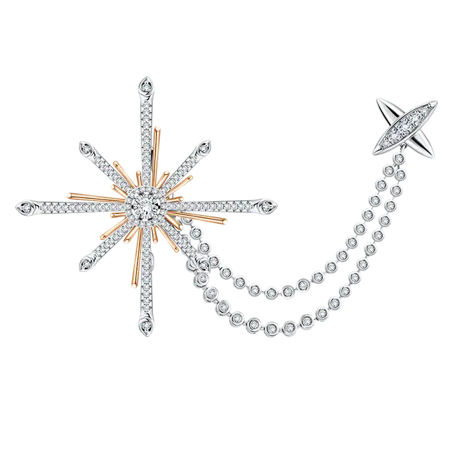 Brooch Perhiasan Berlian Love Poetry Reimagined dengan Desain Feminin