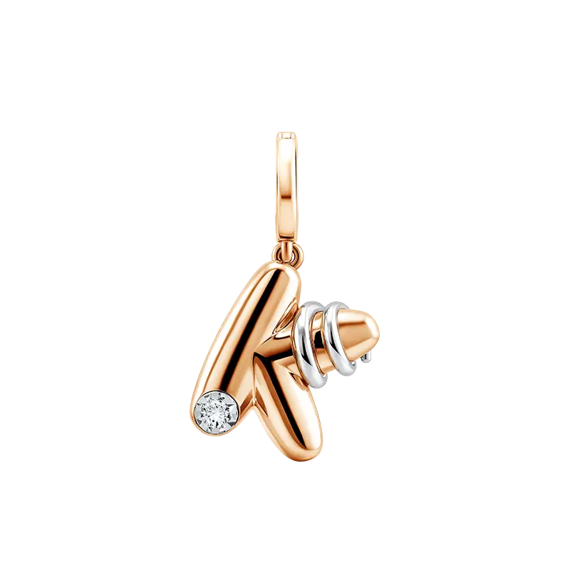 Hiasan Liontin Berlian dengan Desain Inisial yang Personal dari Frank & co.