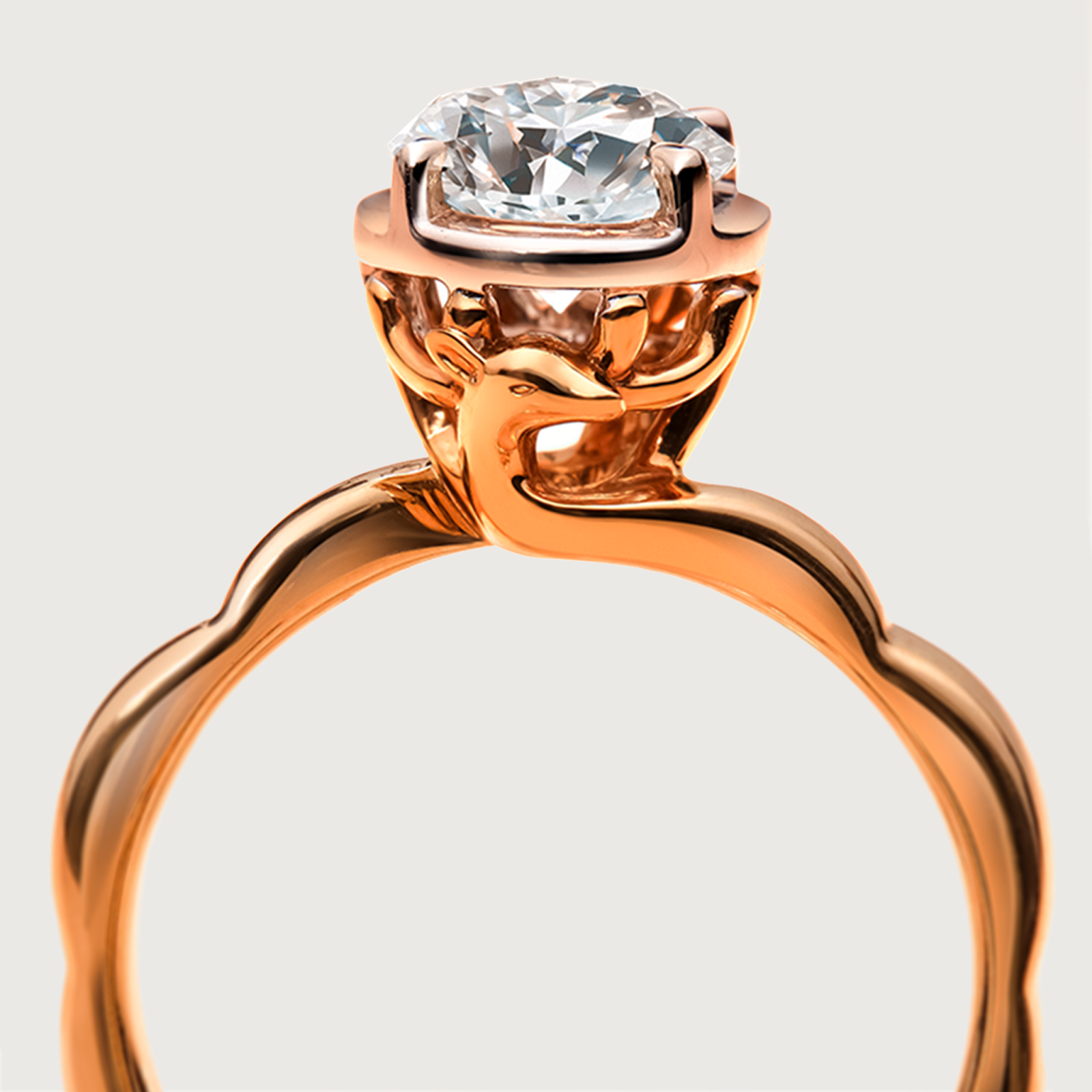 Cincin Rose Gold Elegan dengan Desain Modern Pilihan Favorit Pasangan Masa Kini