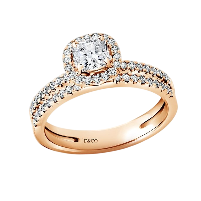Pesona Diamond Solitaire Ring Love Poetry Terbaru