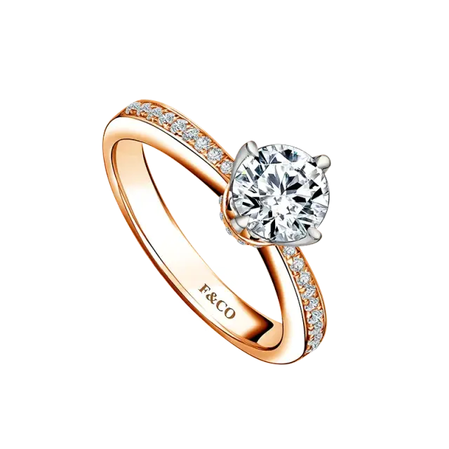 Kilauan Frank Fire Natural Diamond untuk Fine Jewellery