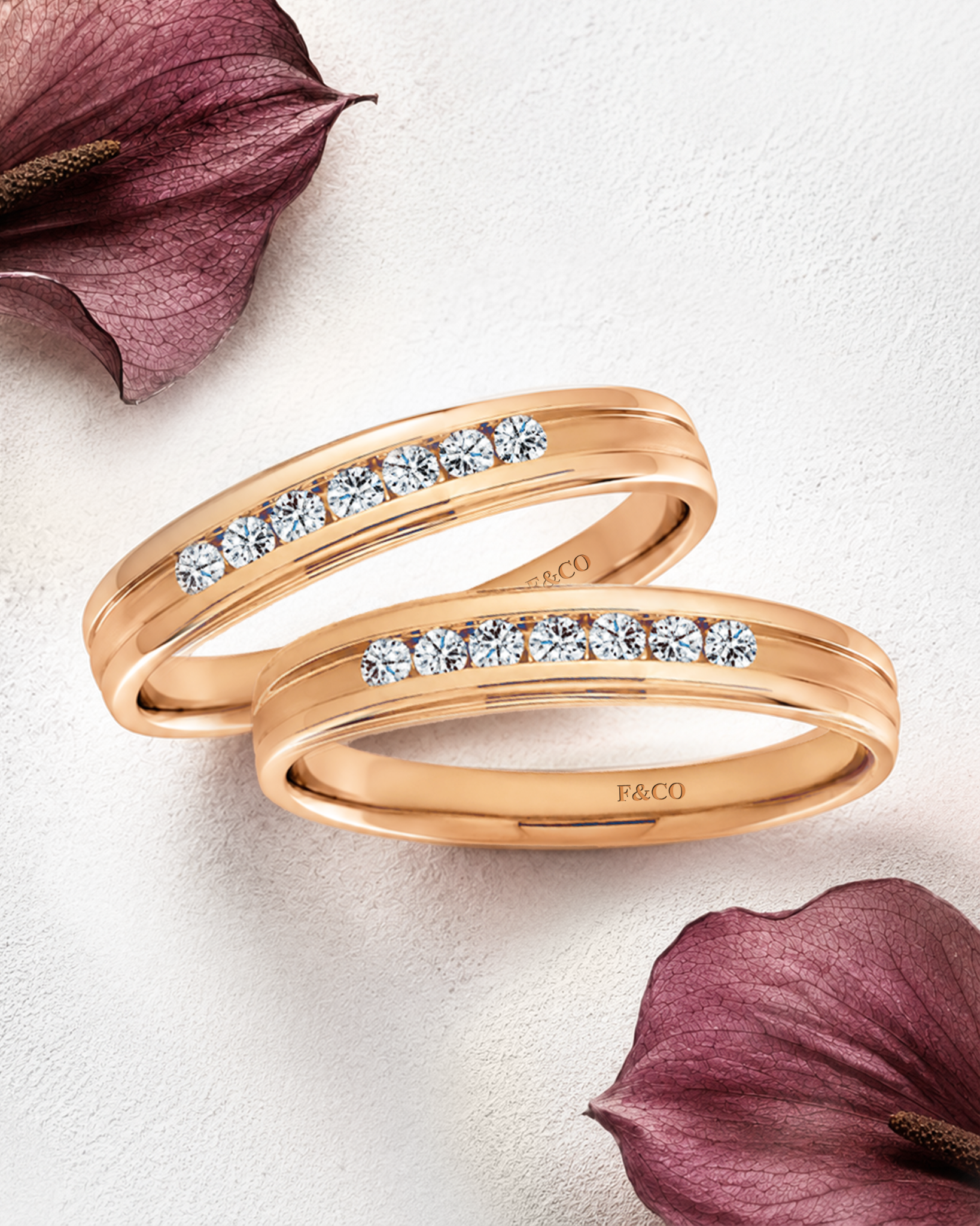 Kilau Wedding Ring Frank & co. yang Sempurnakan Pernikahan Jennifer dan Justin