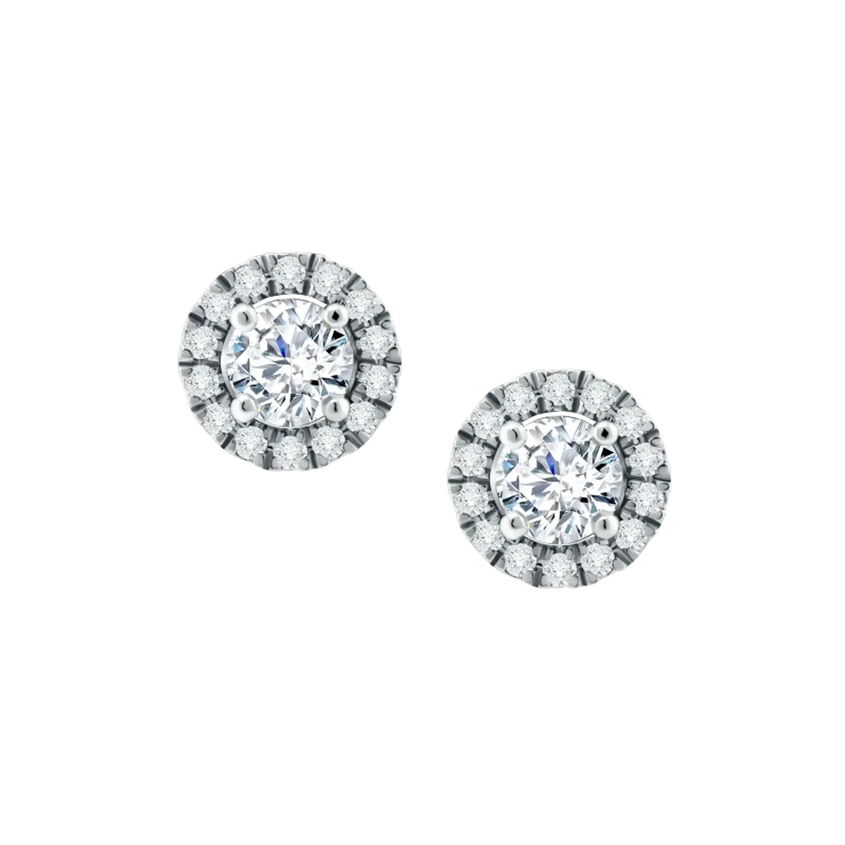Abadikan Cinta dengan Kilau Romantis Anting Berlian Halo Frank Fire.
