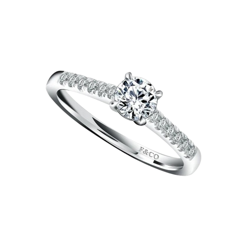 Koleksi Cincin Model Diamond Solitaire Frank & co. Frank Fire
