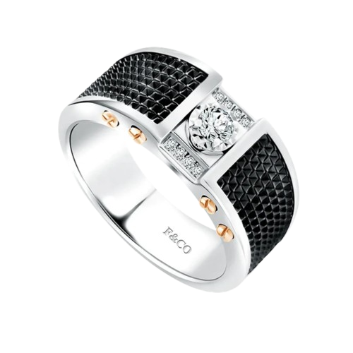 Pilihan Cincin Berlian Pria Maskulin dari Frank & co.