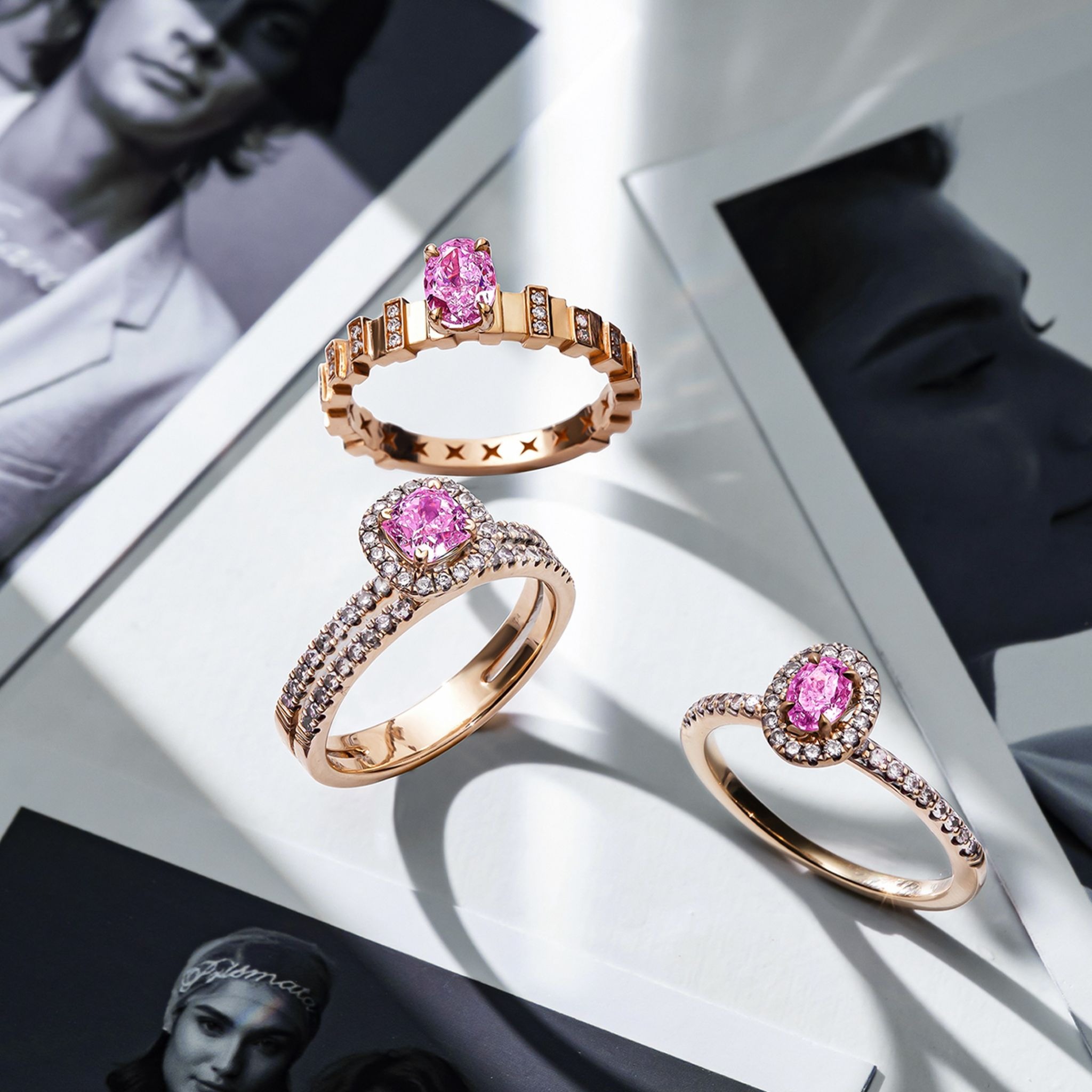 Rekomendasi Cincin Tunangan Frank & co. dengan Pink Sapphire dan Natural Diamond yang Memukau