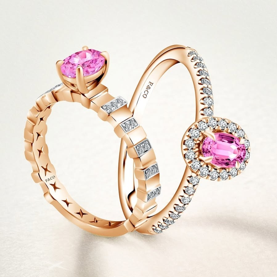 Nuansa Romantis dari Perhiasan Pink Sapphire